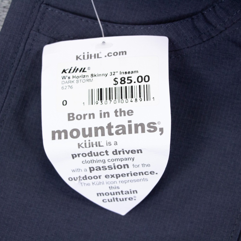 Kuhl Women's Dark Blue Straight Leg Pants NWT Size 0. - Picture 7 of 16